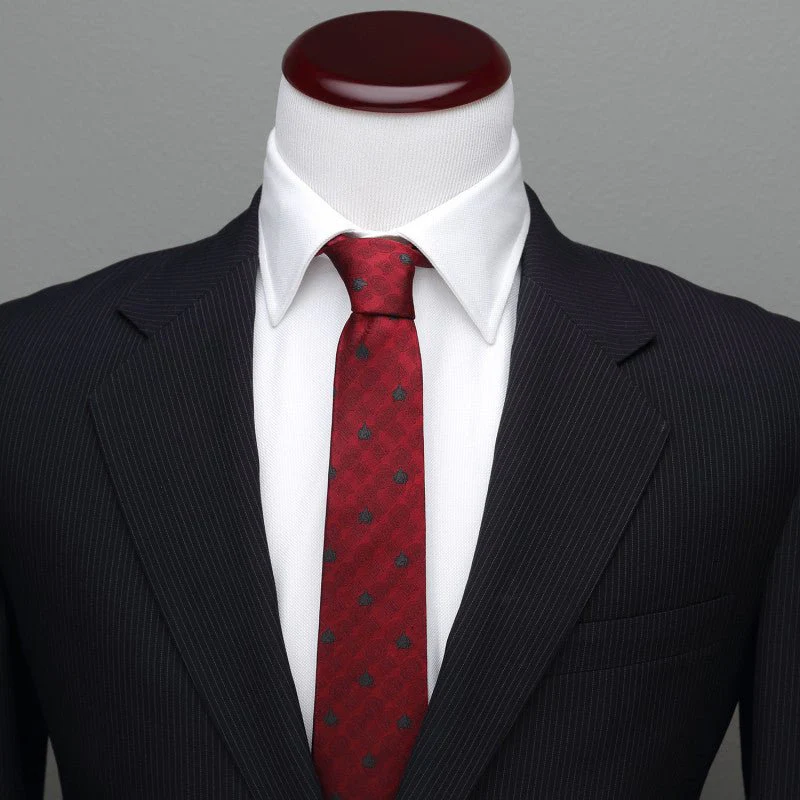 Star Trek TNG Red Delta Silk Tie - Image 5