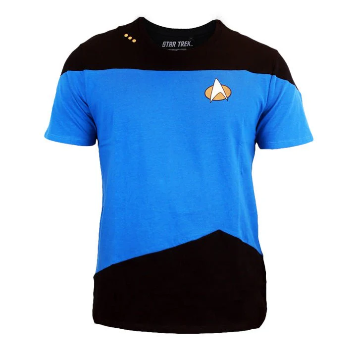 Star Trek TNG Uniform T-Shirt - Image 18