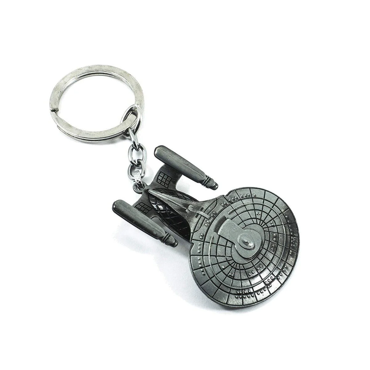 Star Trek U.S.S Enterprise D Metal Key Chain