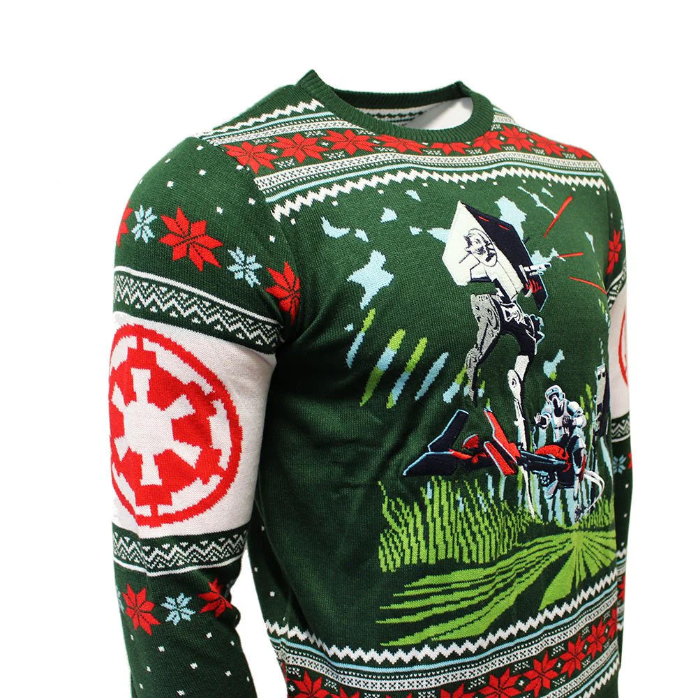 Star Wars Battle of Endor Knitted Christmas Jumper / Sweater - Image 4