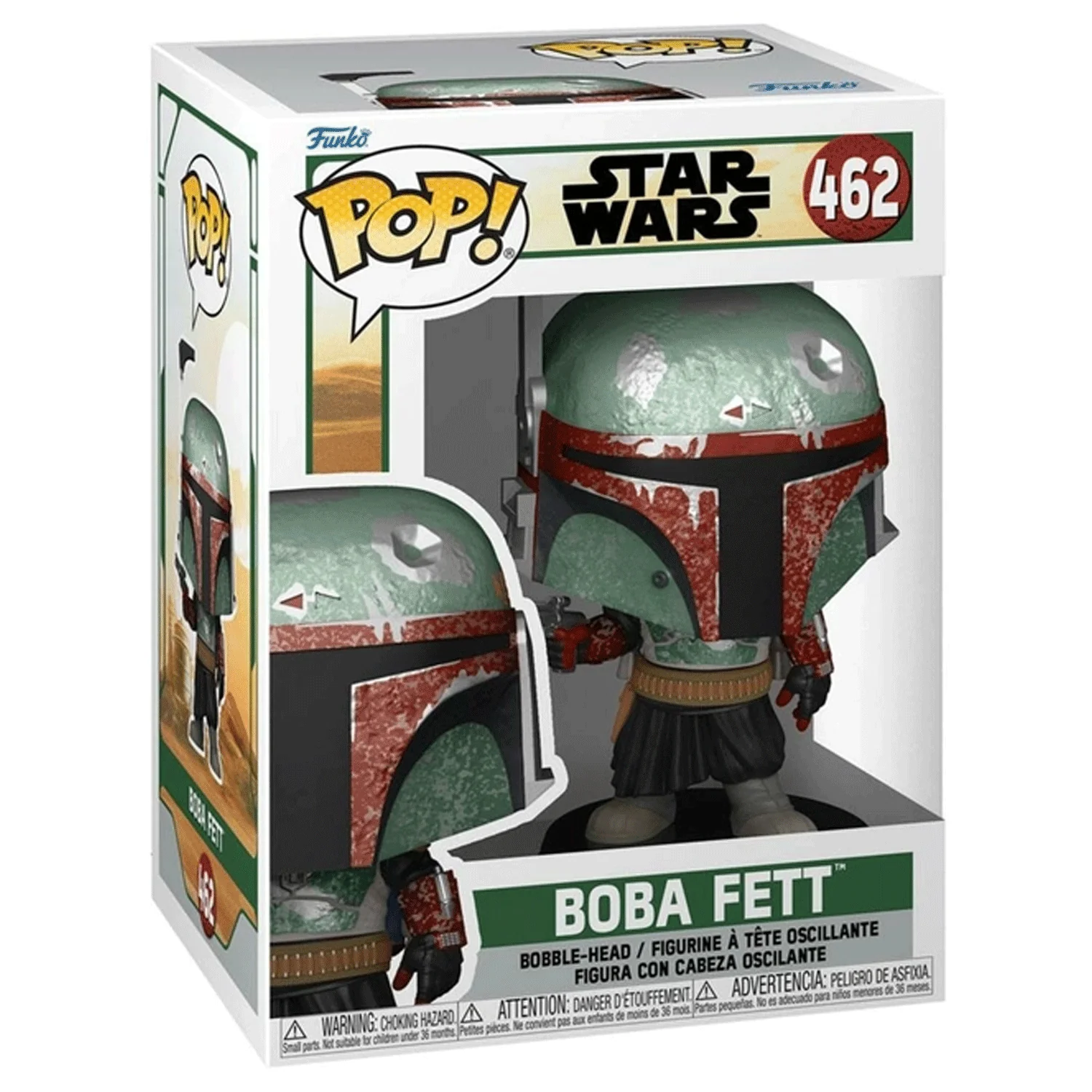 Star Wars Boba Fett with Blasters Pop! Vinyl and Tee Set - Image 5