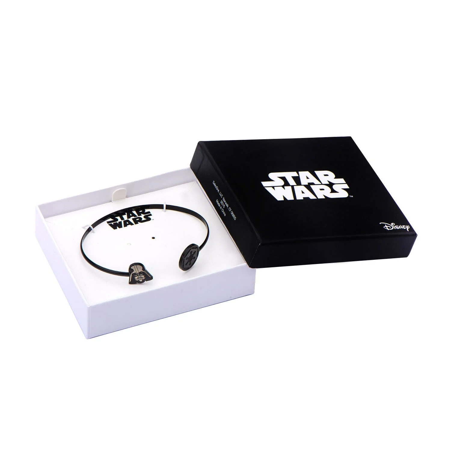 Star Wars Darth Vader Black Stainless Steel Bangle - Image 3