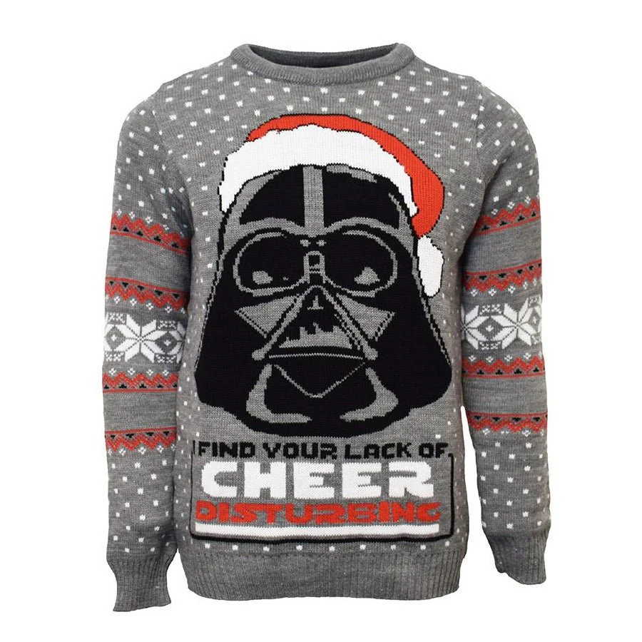 Star Wars Darth Vader Knitted Christmas Jumper / Sweater - Image 6
