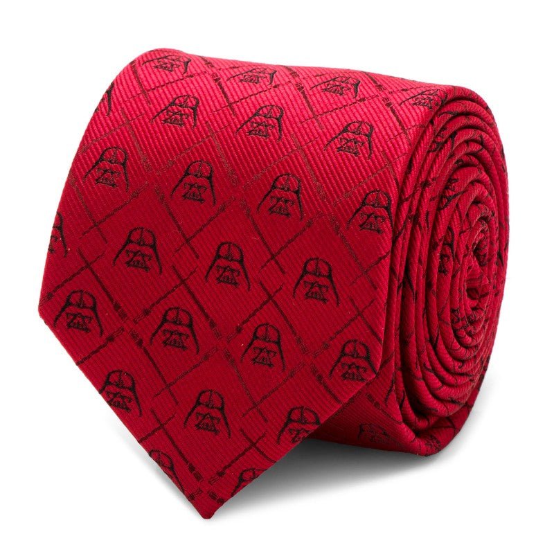 Star Wars Darth Vader Red Silk Tie
