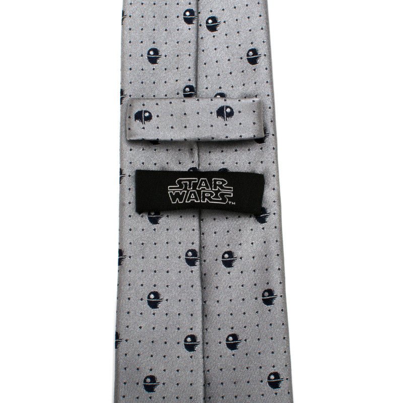 Star Wars Death Star Dot Print Silk Tie - Image 3