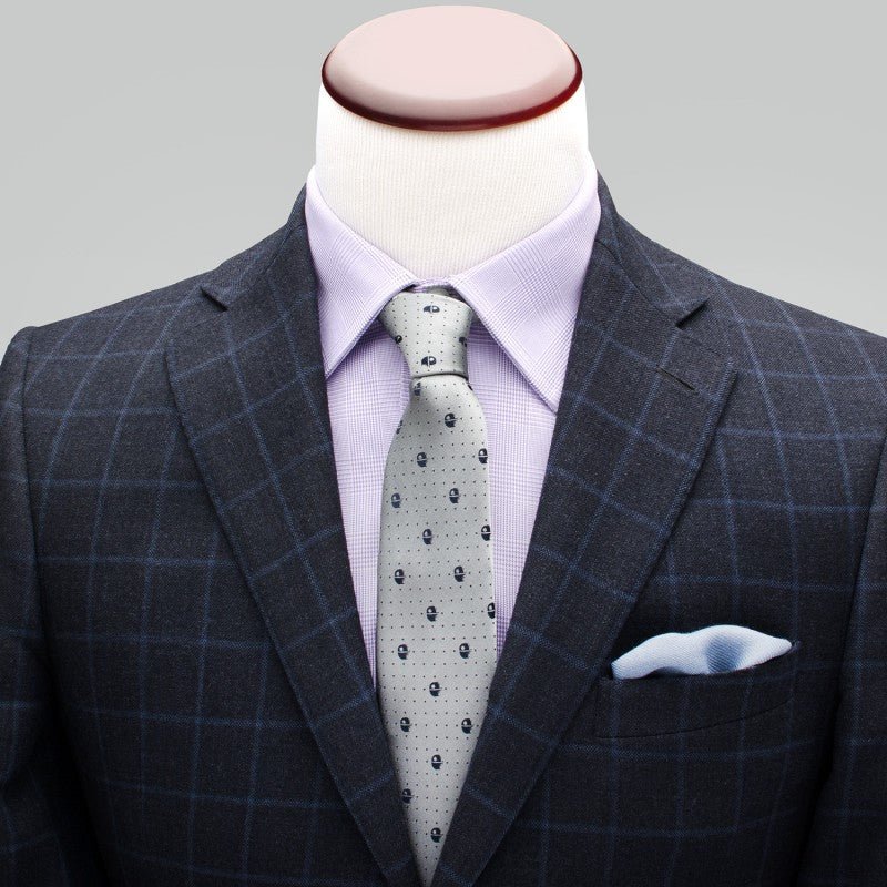 Star Wars Death Star Dot Print Silk Tie - Image 4