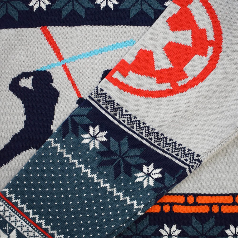 Star Wars Luke vs. Darth Knitted Christmas Jumper / Sweater - Image 3