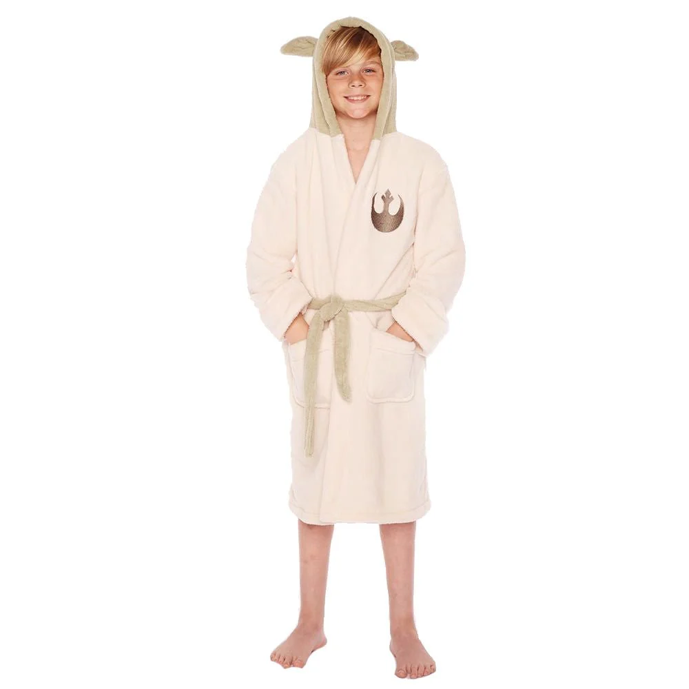 Star Wars Master Yoda Kids Bathrobe - Image 5