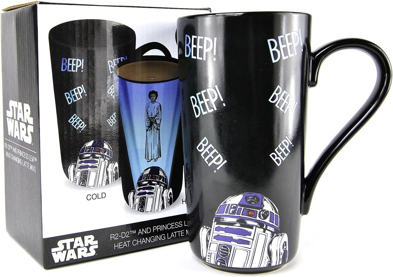 Star Wars Princess Leia Hologram Heat Changing Latte Mug - Image 4