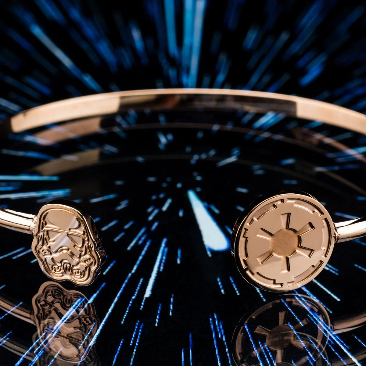 Star Wars Storm Trooper Rose Gold Stainless Steel Bangle - Image 2