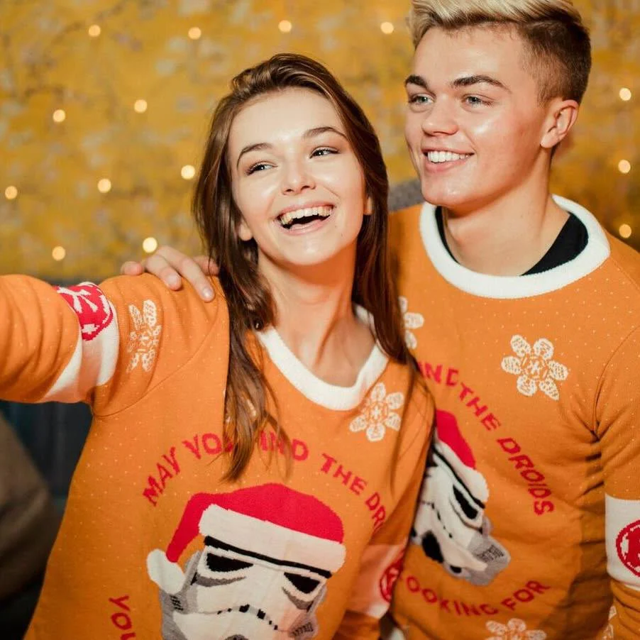 Star Wars Stormtrooper Knitted Christmas Jumper / Sweater - Image 3