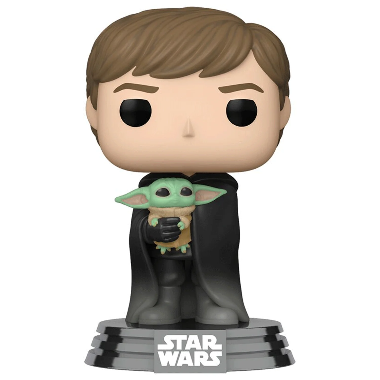 Star Wars The Mandalorian Luke Skywalker with Grogu Pop! Vinyl and Tee Set - Image 7