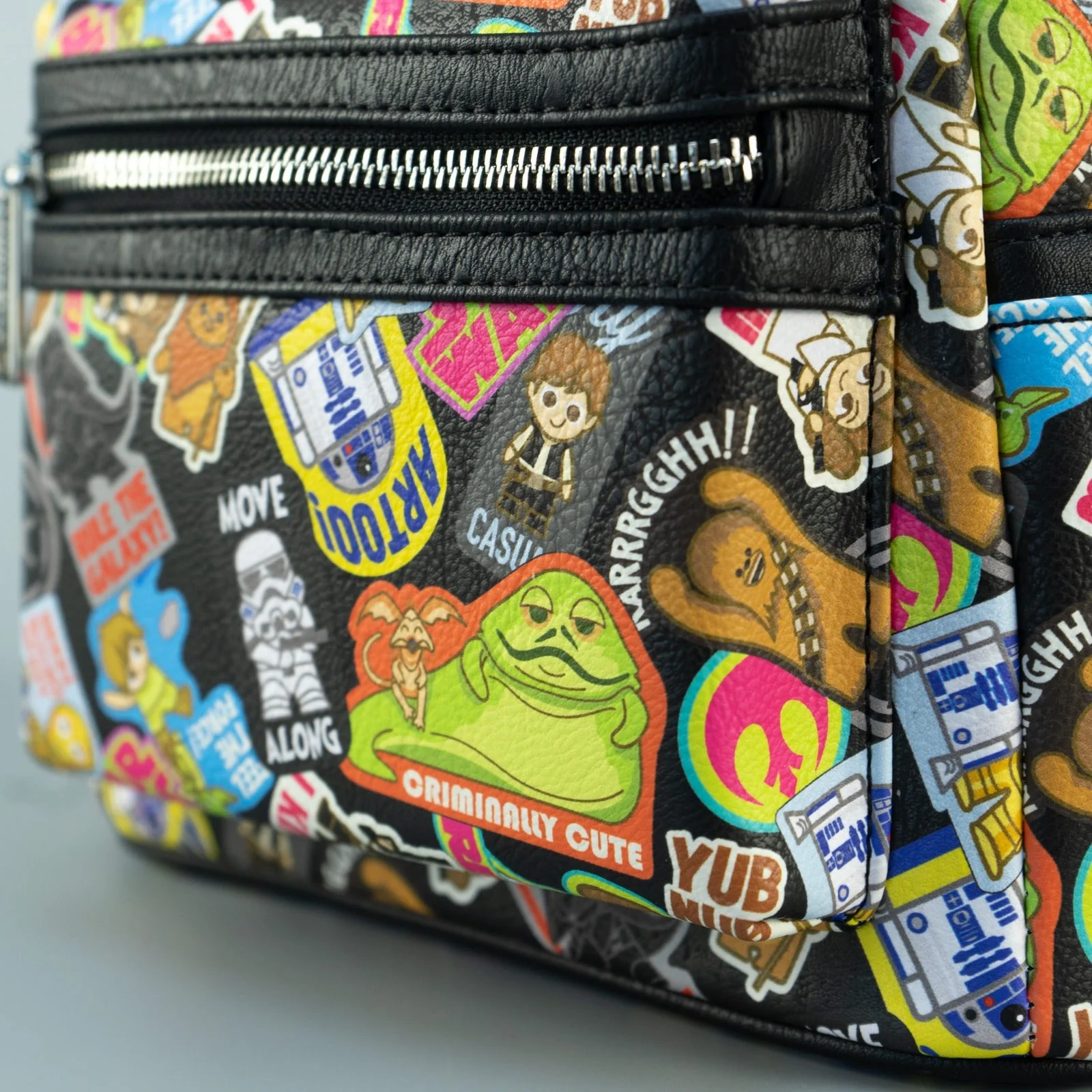 Star Wars x Loungefly Kawaii Stickers Mini Backpack - Image 3