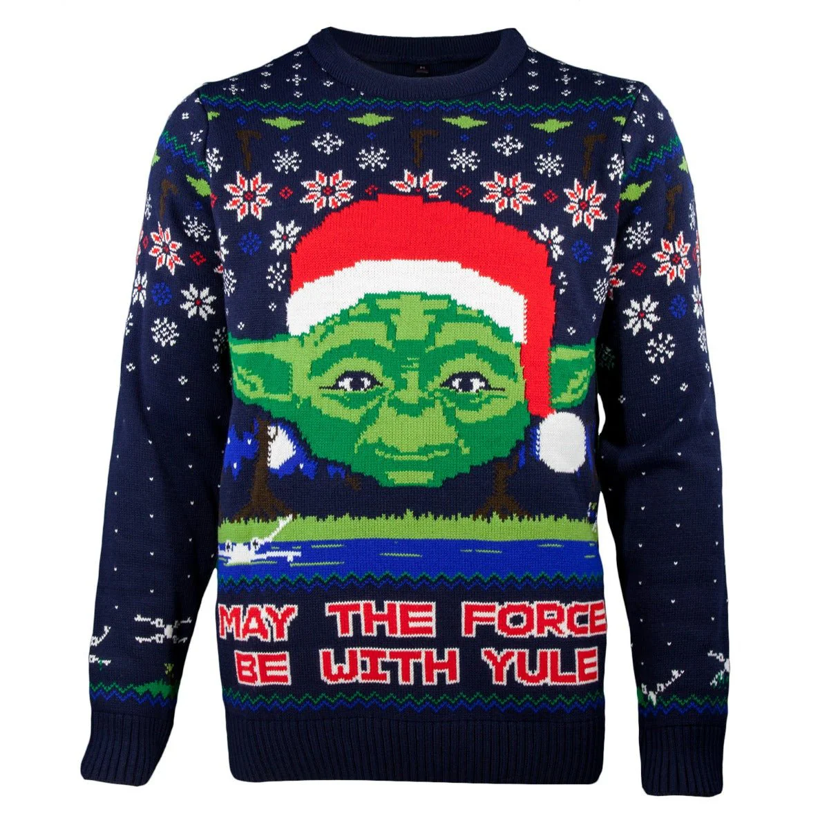 Star Wars Yoda Knitted Christmas Jumper / Sweater - Image 9