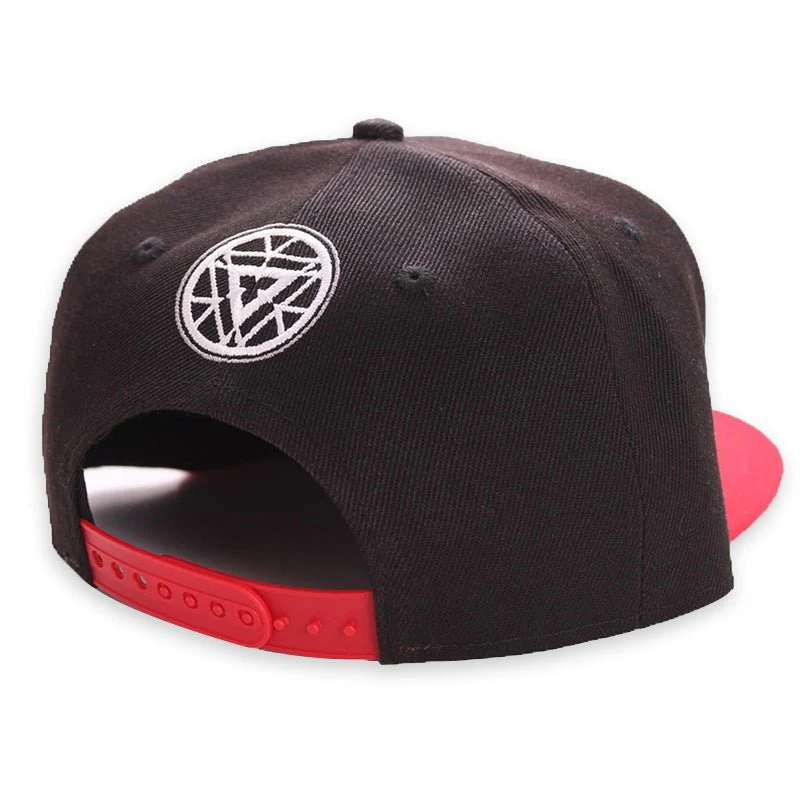 Stark Industries Black and Red Snapback Cap - Image 2