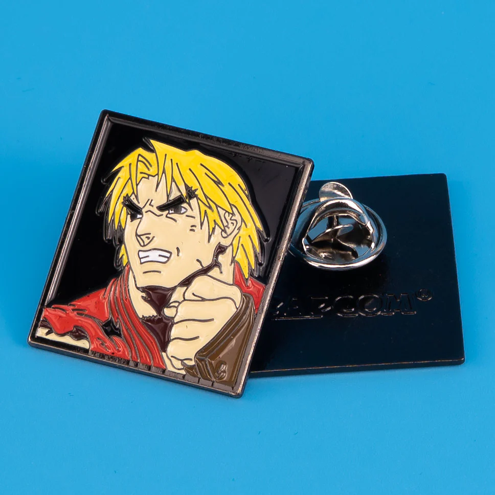 Street Fighter 12 Character Enamel Pin Set with Collectors Tin - Image 3