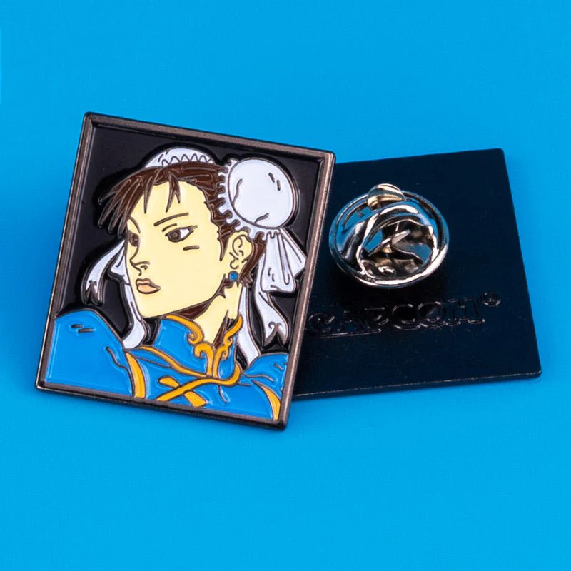 Street Fighter Single Character Enamel Pin - Chun-Li - Image 2