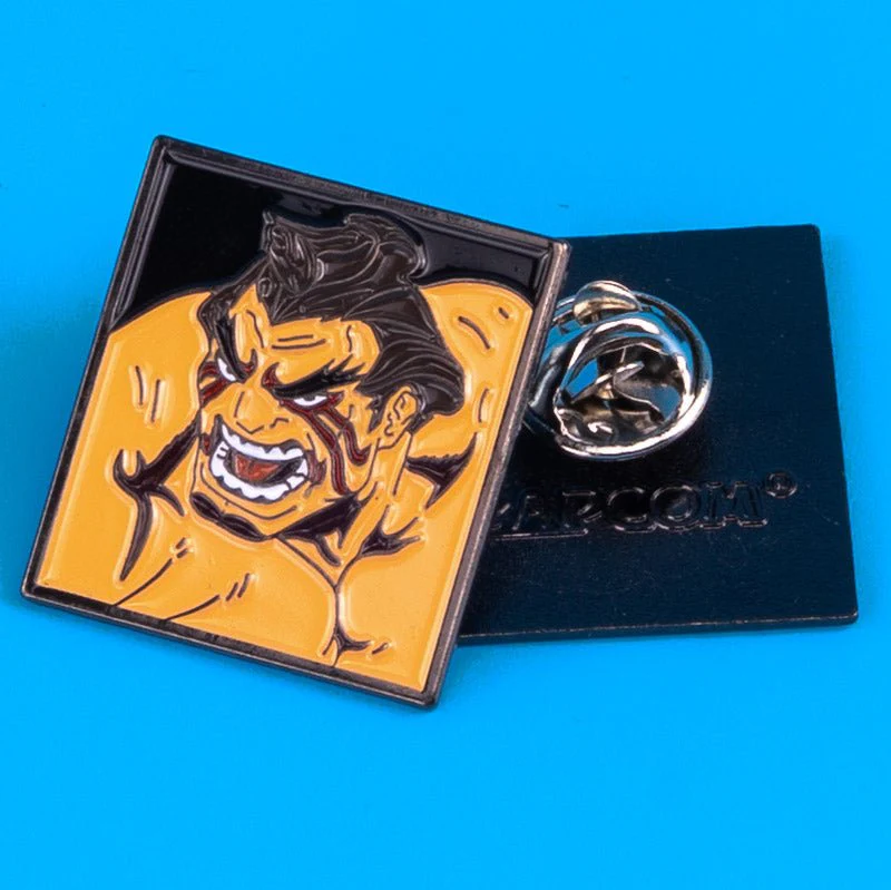 Street Fighter Single Character Enamel Pin - E.Honda - Image 2