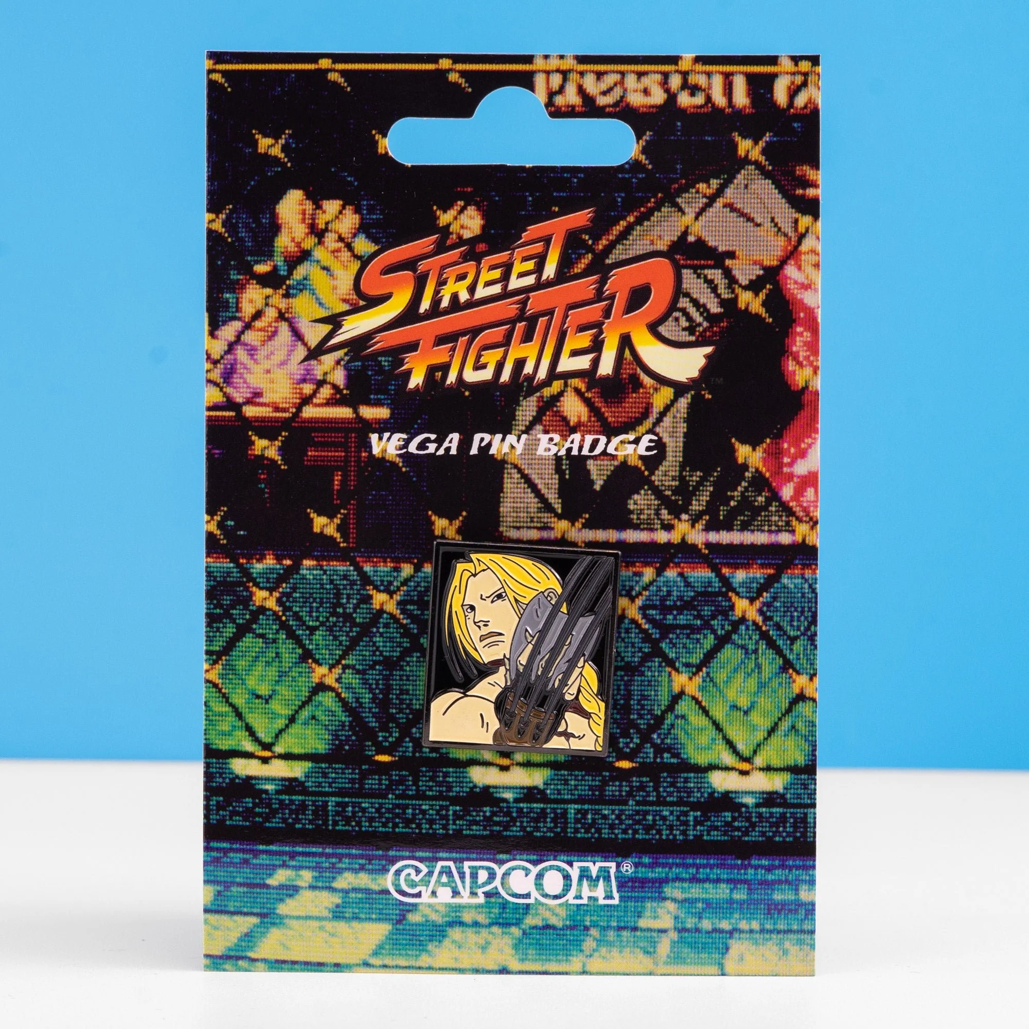 Street Fighter Single Character Enamel Pin - Vega
