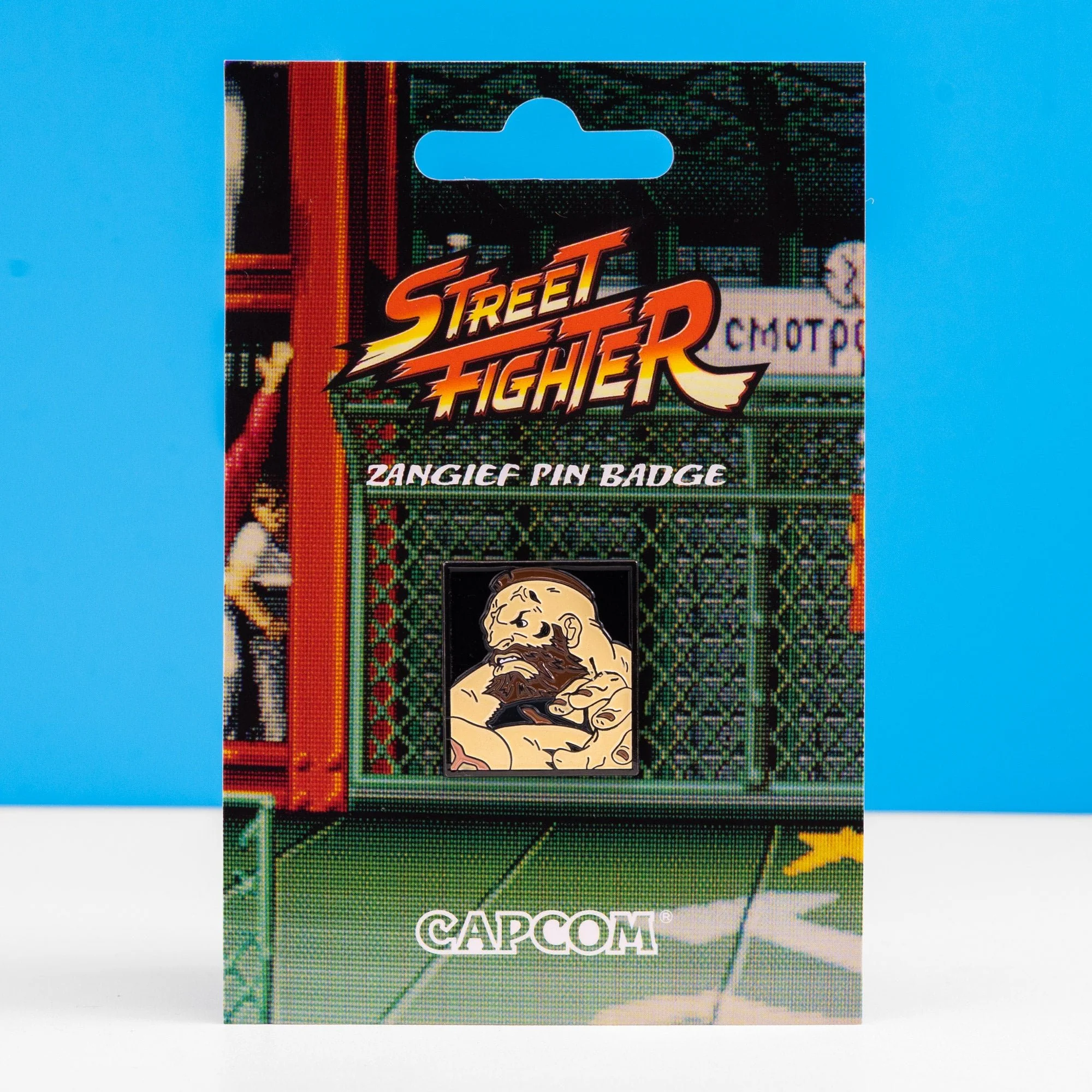 Street Fighter Single Character Enamel Pin - Zangief