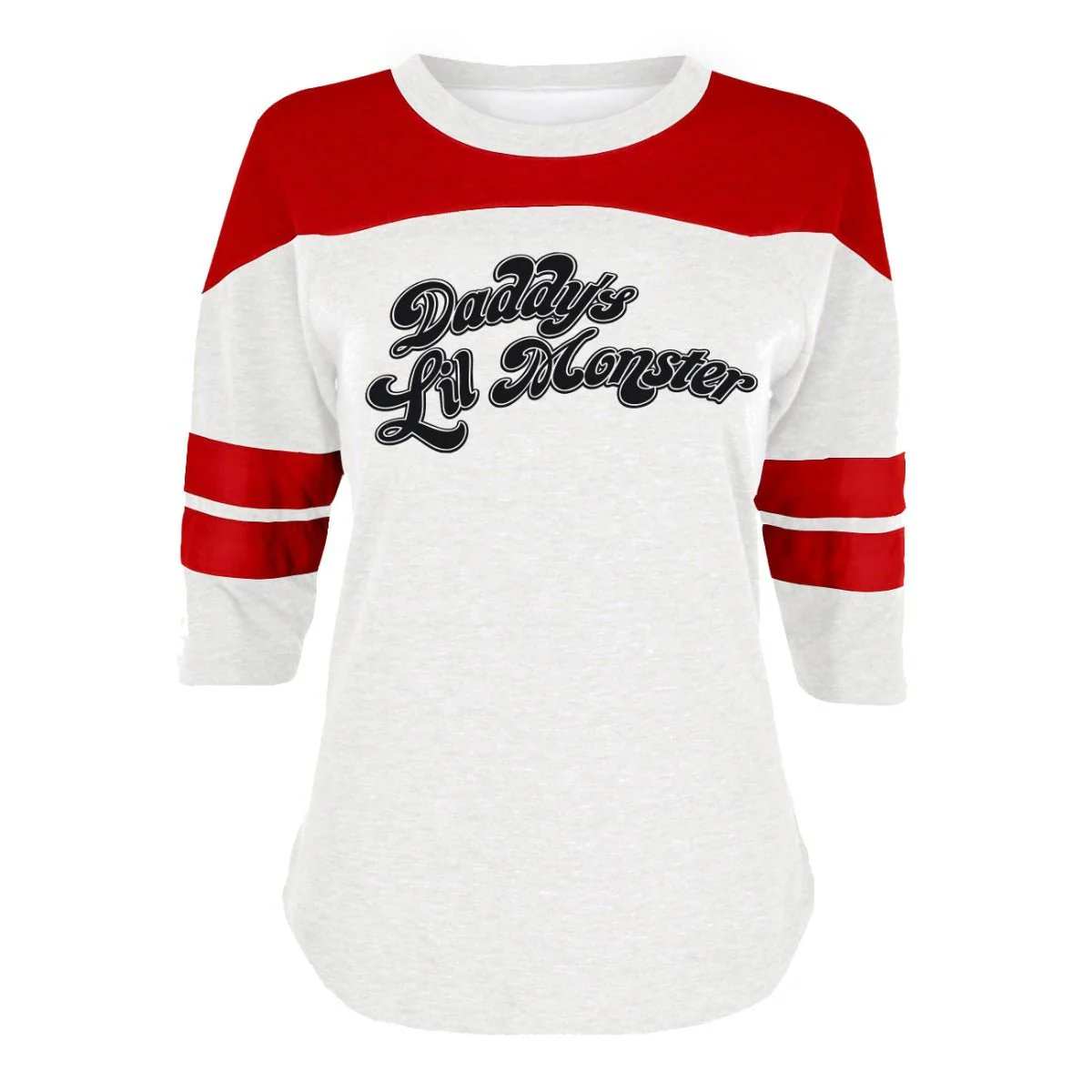 Suicide Squad Harley Quinn Daddy's Lil' Monster Premium Baseball Shirt - Image 5