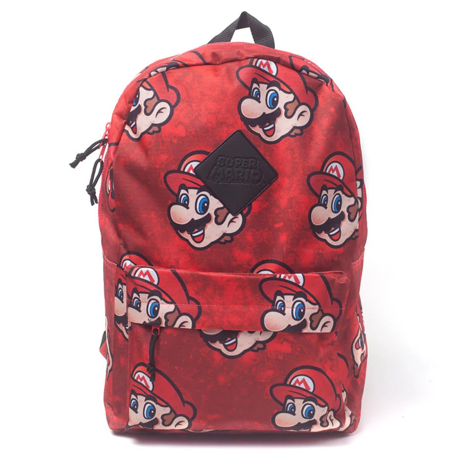 Super Mario Bros. Mario Face Print Backpack - Image 2