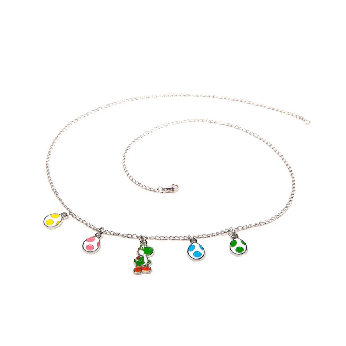 Super Mario Bros. Yoshi & Eggs Necklace