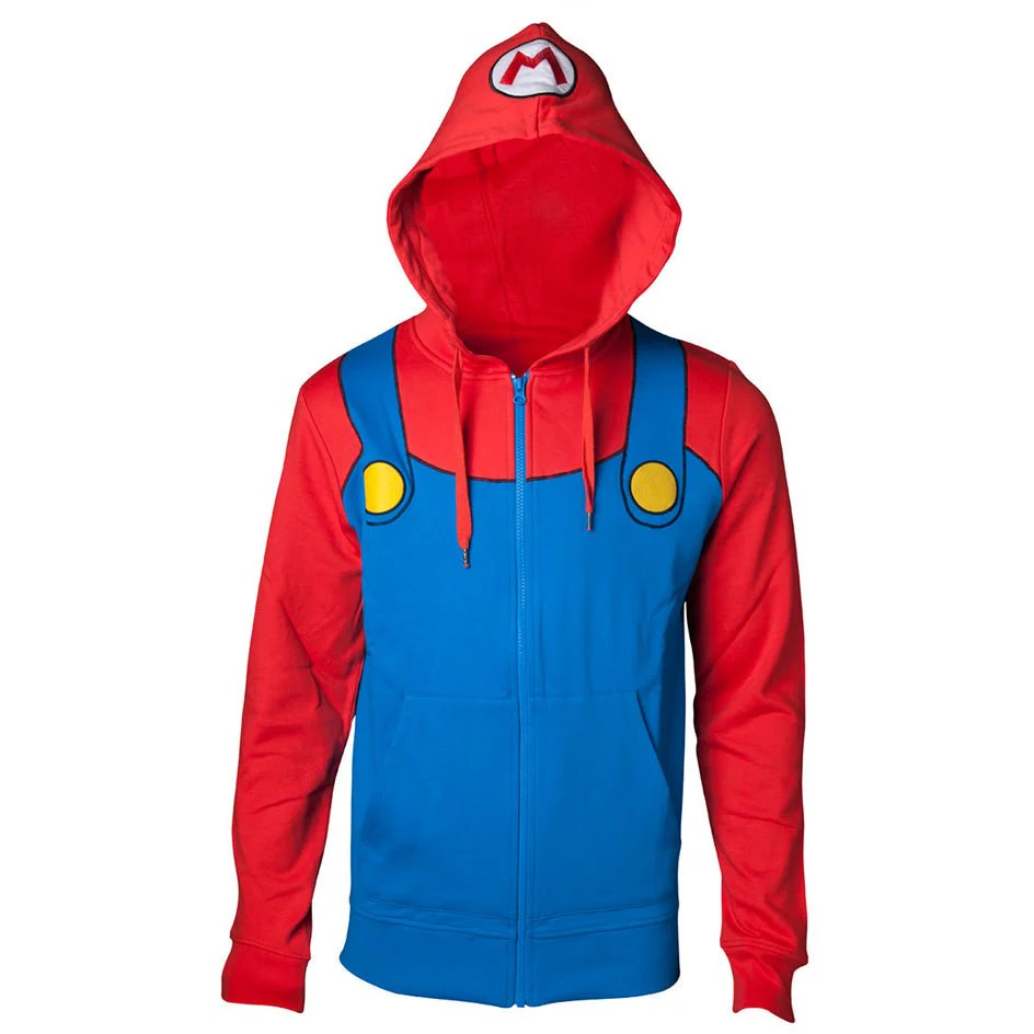 Super Mario Classic Mario Cosplay Hoodie - Image 3