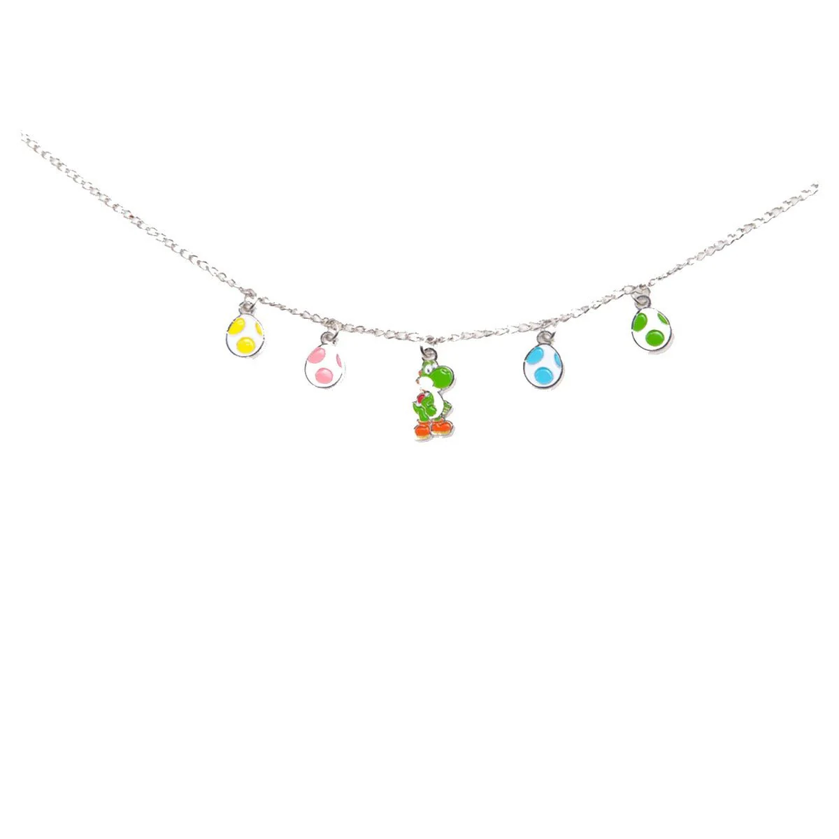 Super Mario Yoshi Necklace - Yoshi & Eggs