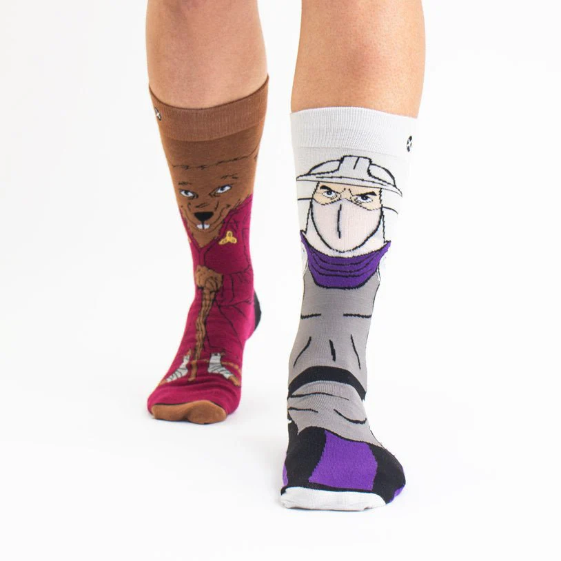 Teenage Mutant Ninja Turtles Oddsox - Shredder and Splinter - Image 2