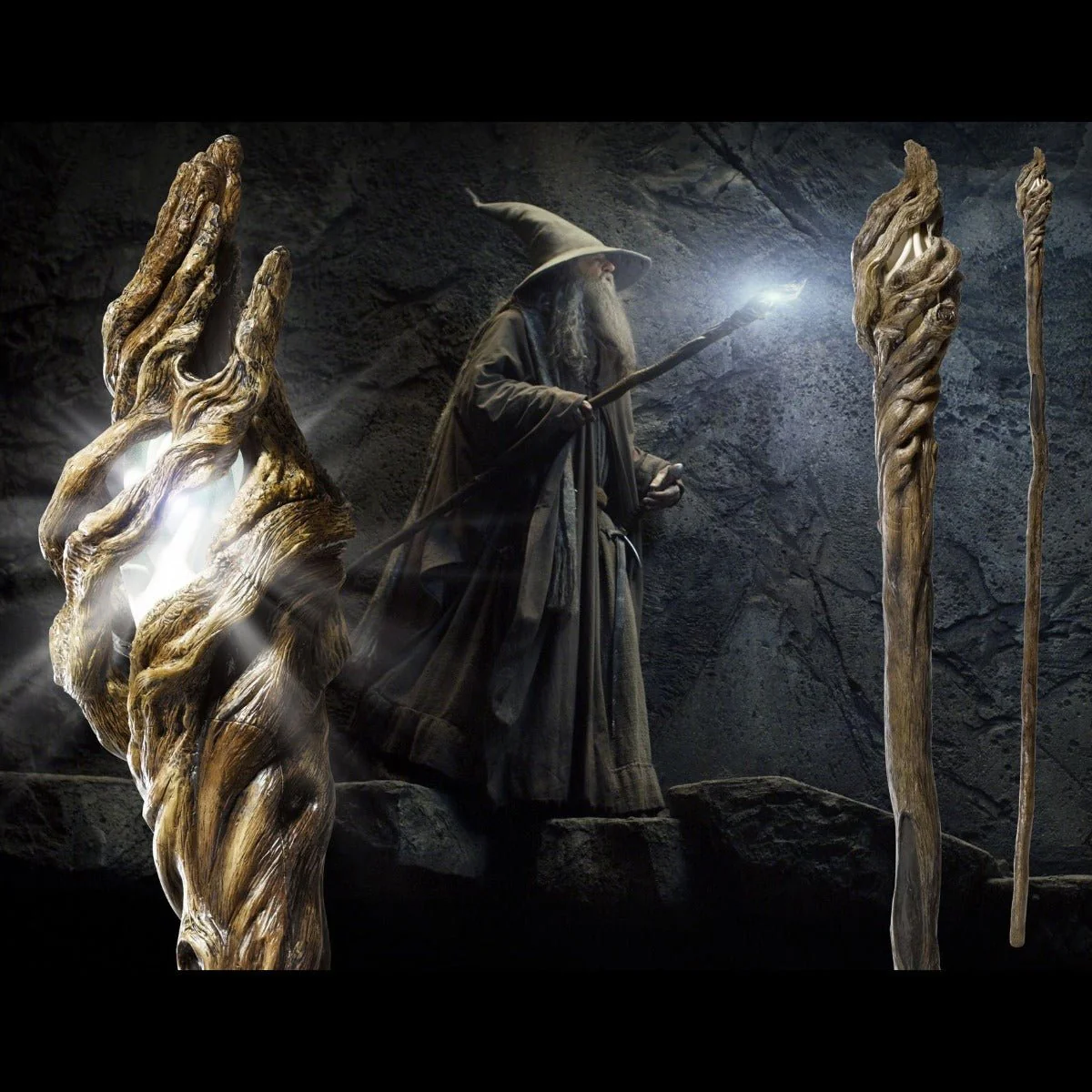 The Hobbit Gandalf Illuminating Staff Prop Replica - Image 2