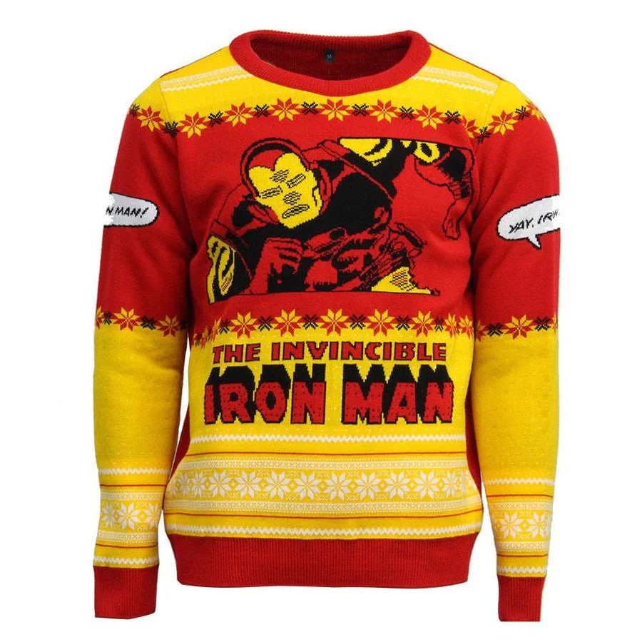 The Invincible Iron Man Christmas Jumper - Image 7
