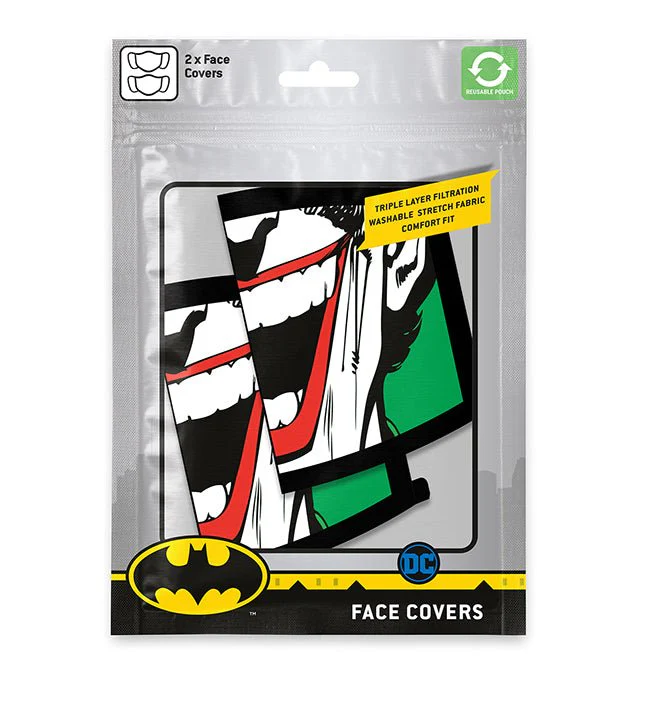 The Joker Logo Face Mask 2 Pack - Image 2