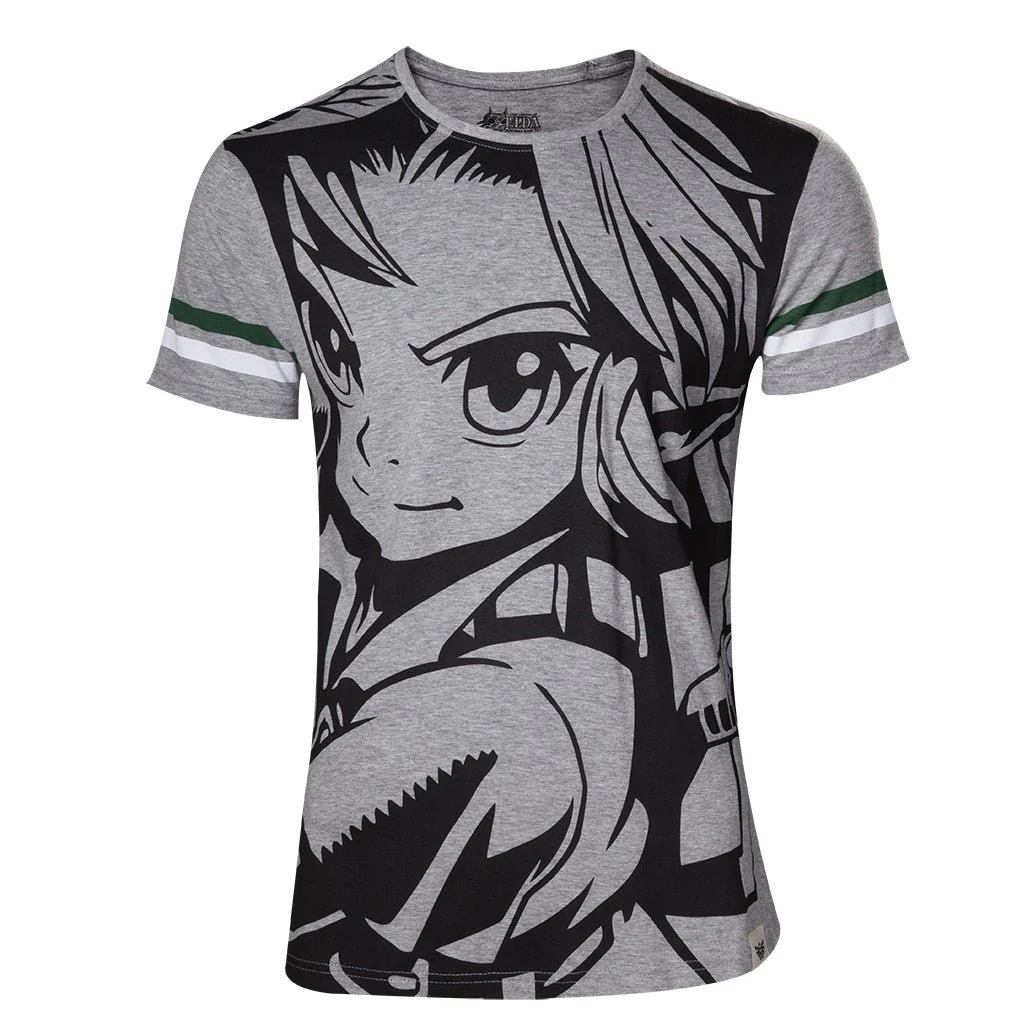 The Legend of Zelda Link Outline Character T-Shirt - Image 3