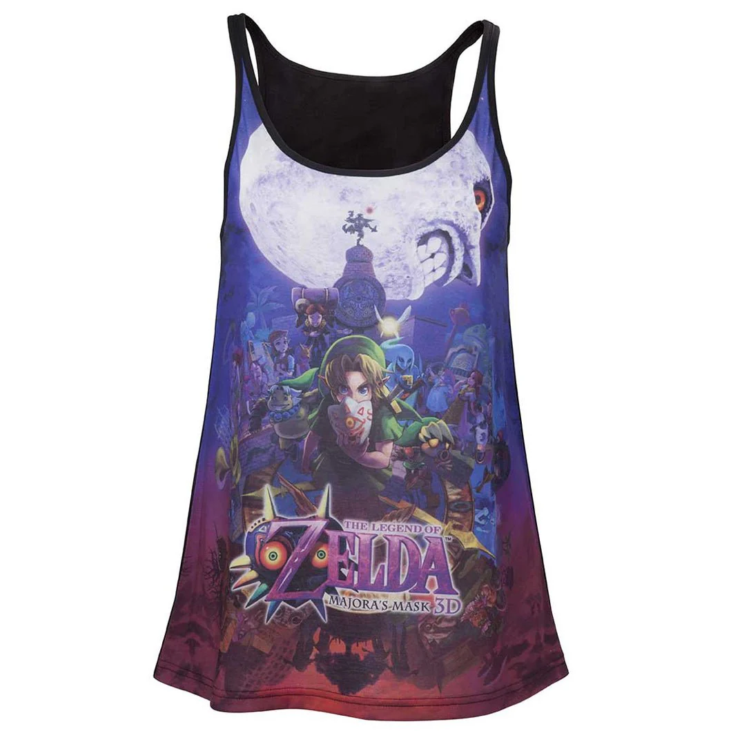 The Legend of Zelda Majoras Mask Ladies Vest Top - Image 4