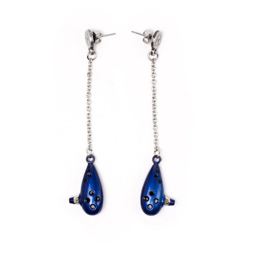The Legend of Zelda Ocarina Earrings
