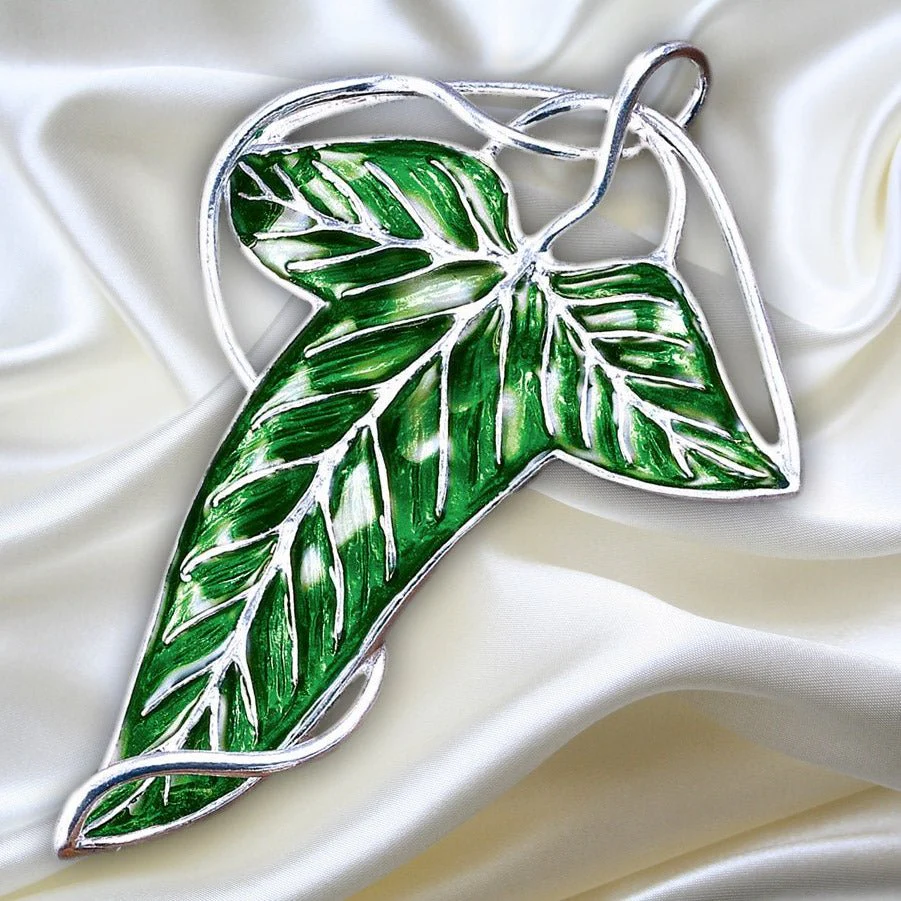 The Lord of the Rings Sterling Silver Elven Leaf Brooch - Image 3
