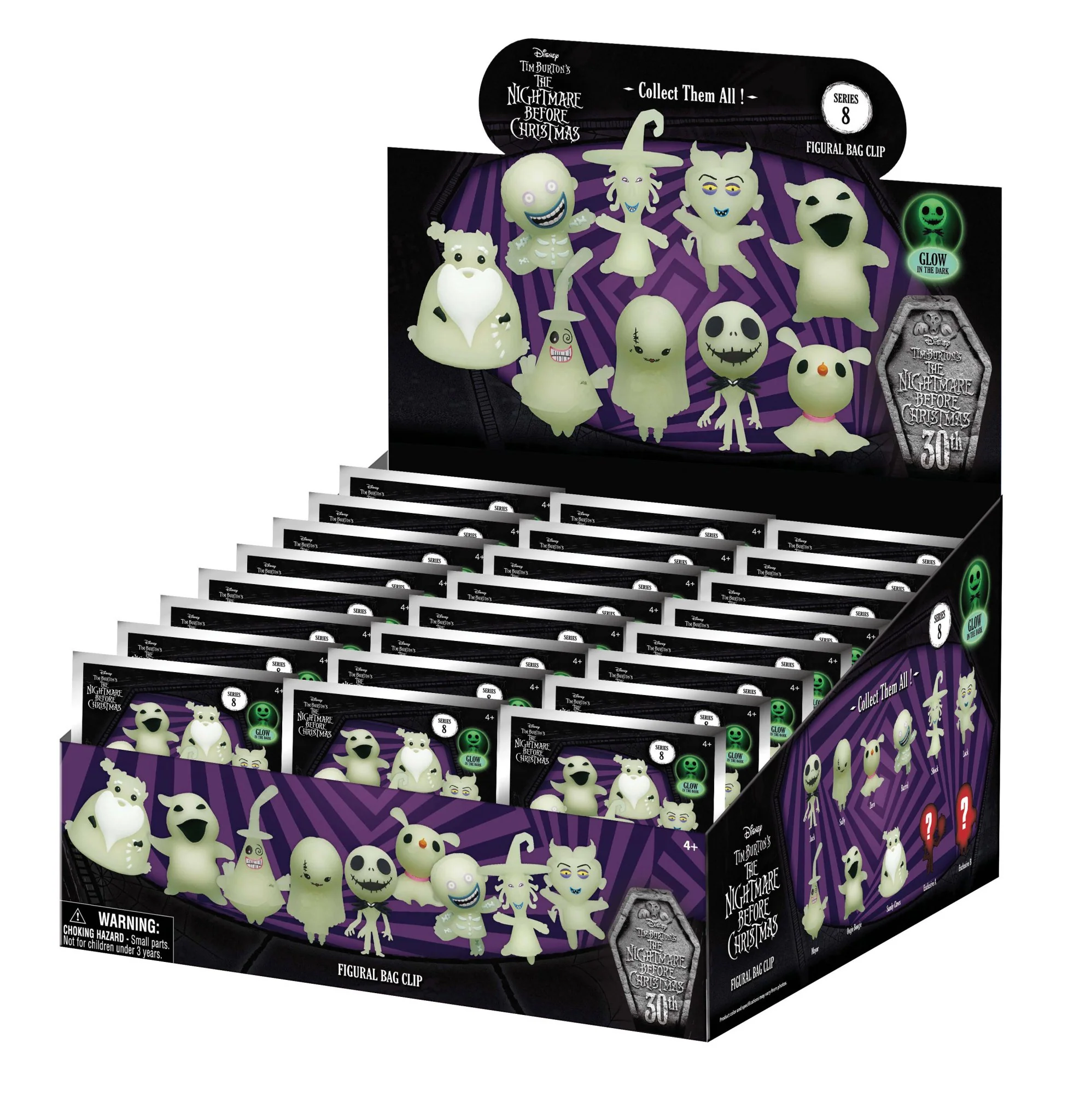 The Nightmare Before Chistmas Series 8 Blind Bag Mystery Bag Clip - Image 2