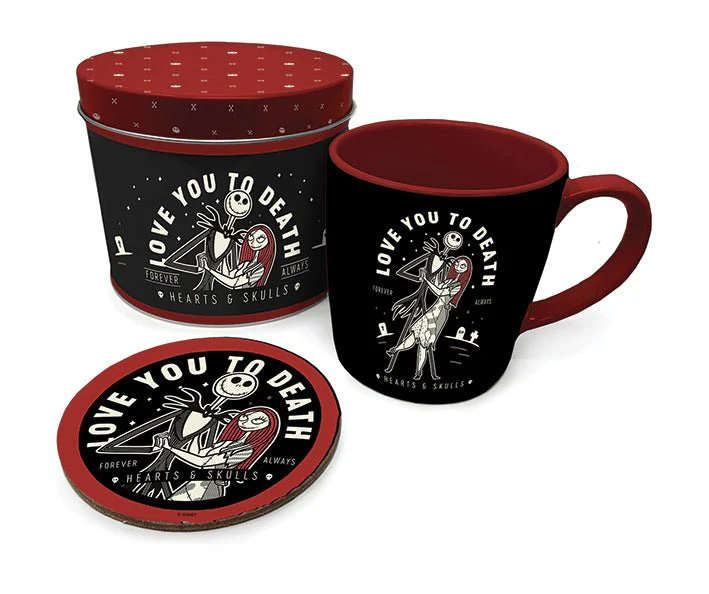 The Nightmare Before Christmas Mug and Coaster Gift Tin