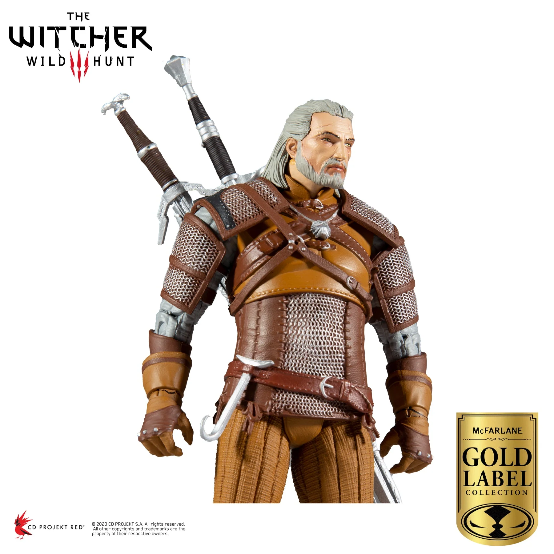 The Witcher Geralt of Rivia Gold Label Series 7" Action Figure - Image 2