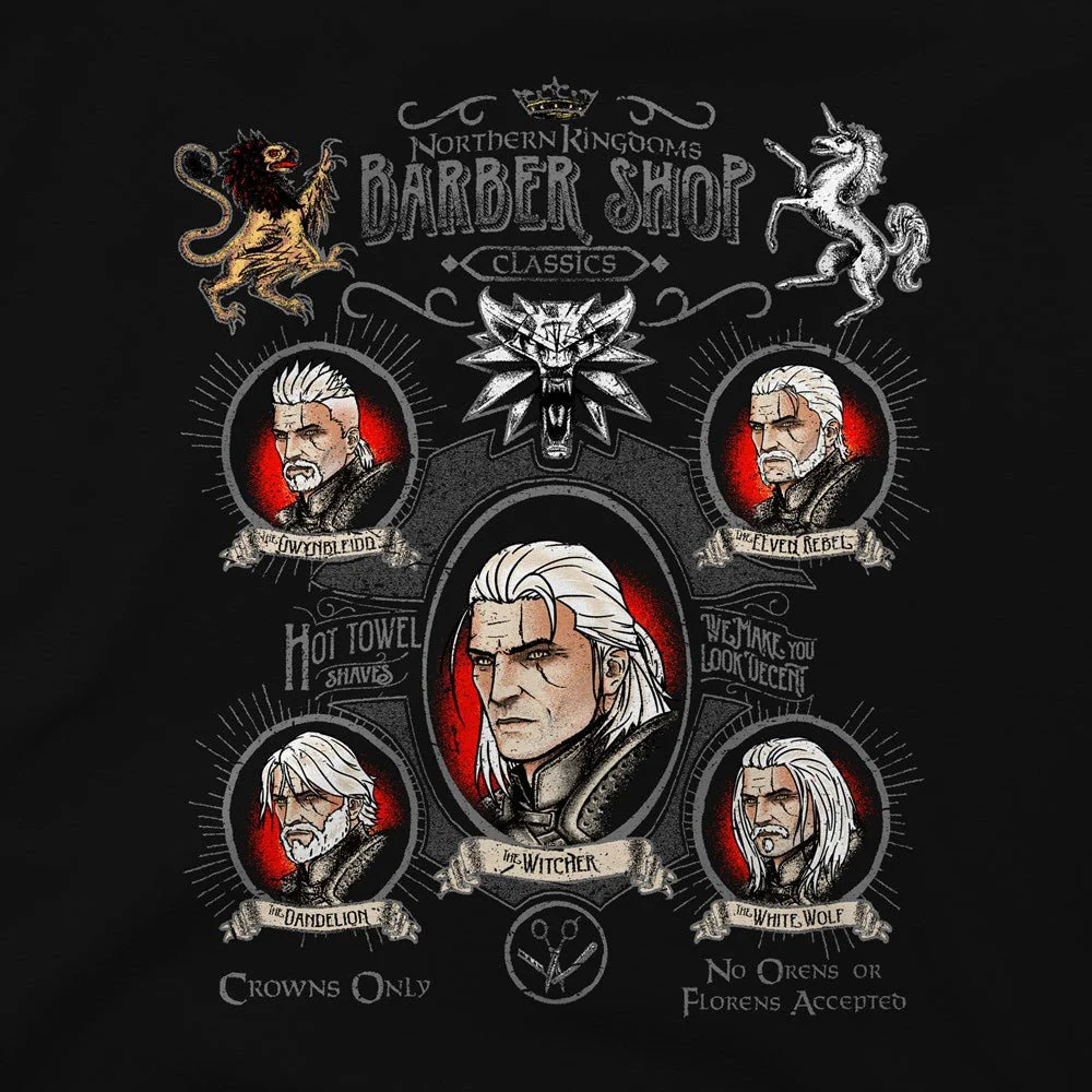 The Witcher Shave and a Haircut T-Shirt - Image 2