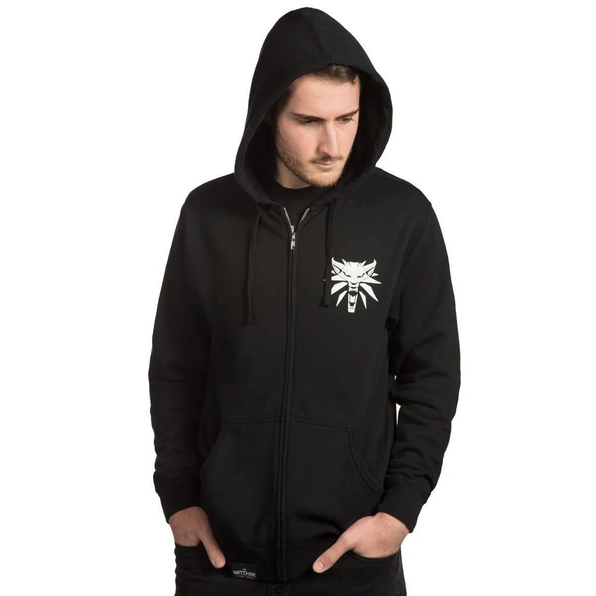 The Witcher Steel and Silver Zip-Up Hoodie - Image 5