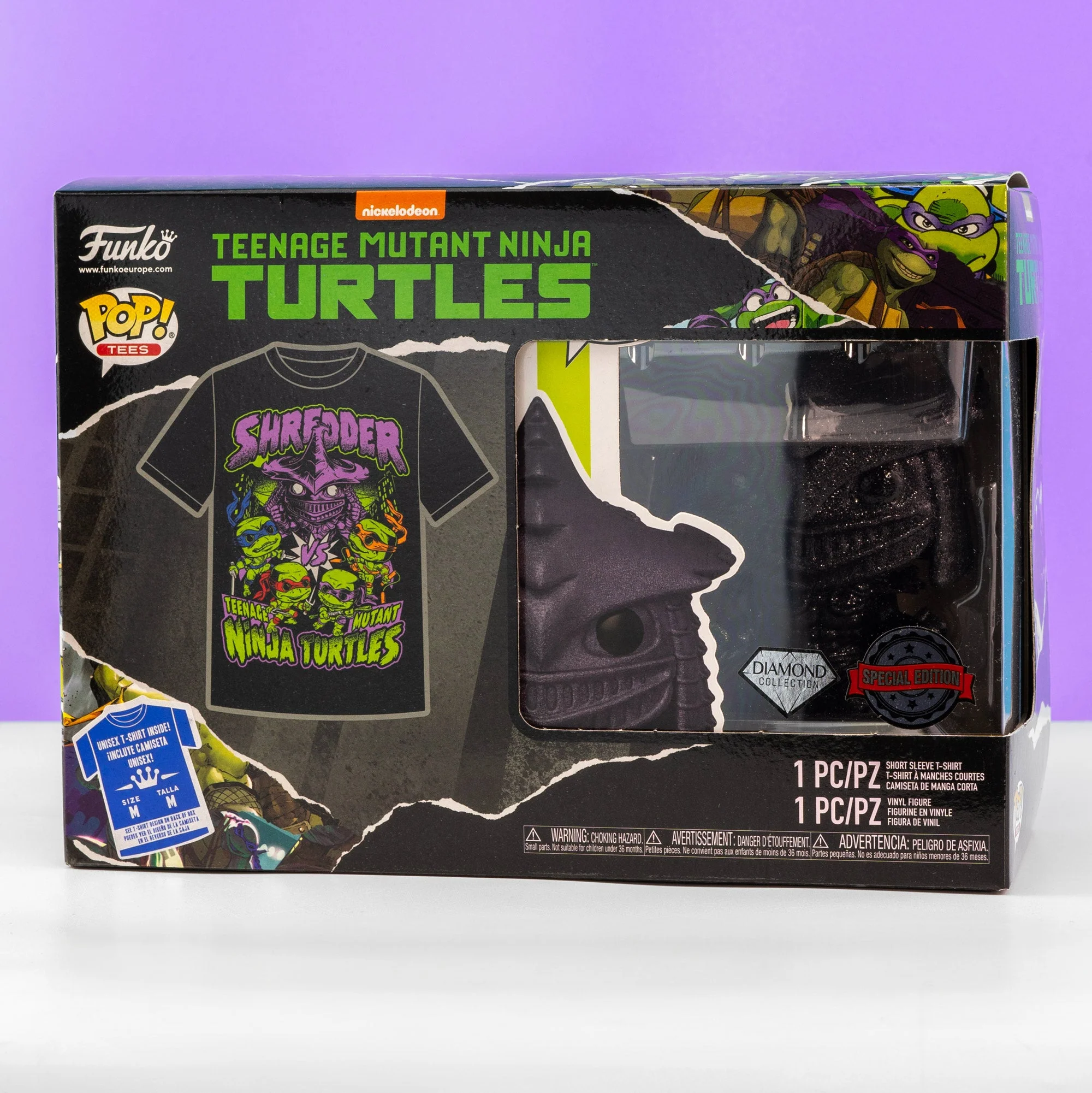 TMNT Shredder Pop! Vinyl and Tee Set - Image 2