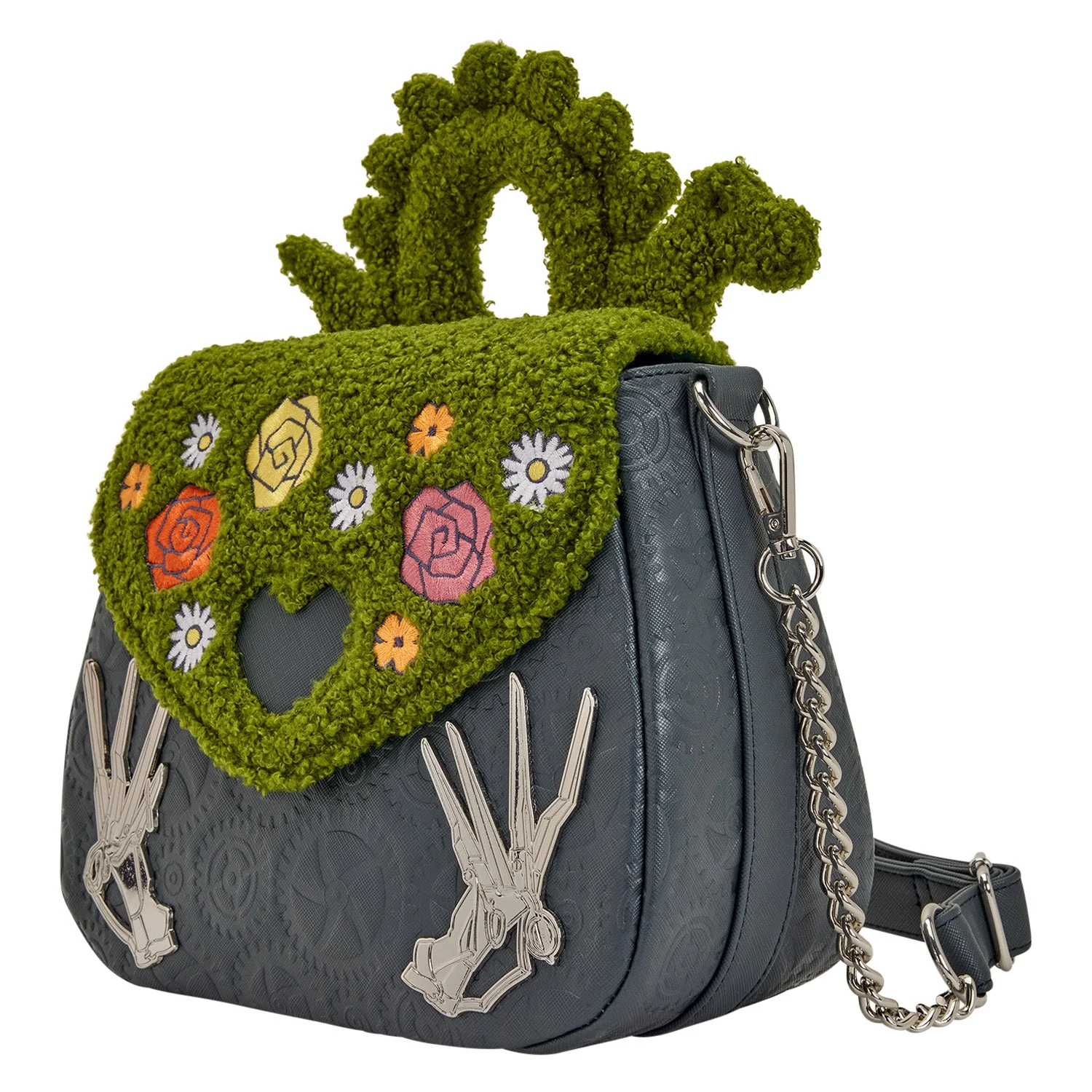 Loungefly x Edward Scissorhands Sherpa Crossbody Bag - Image 2
