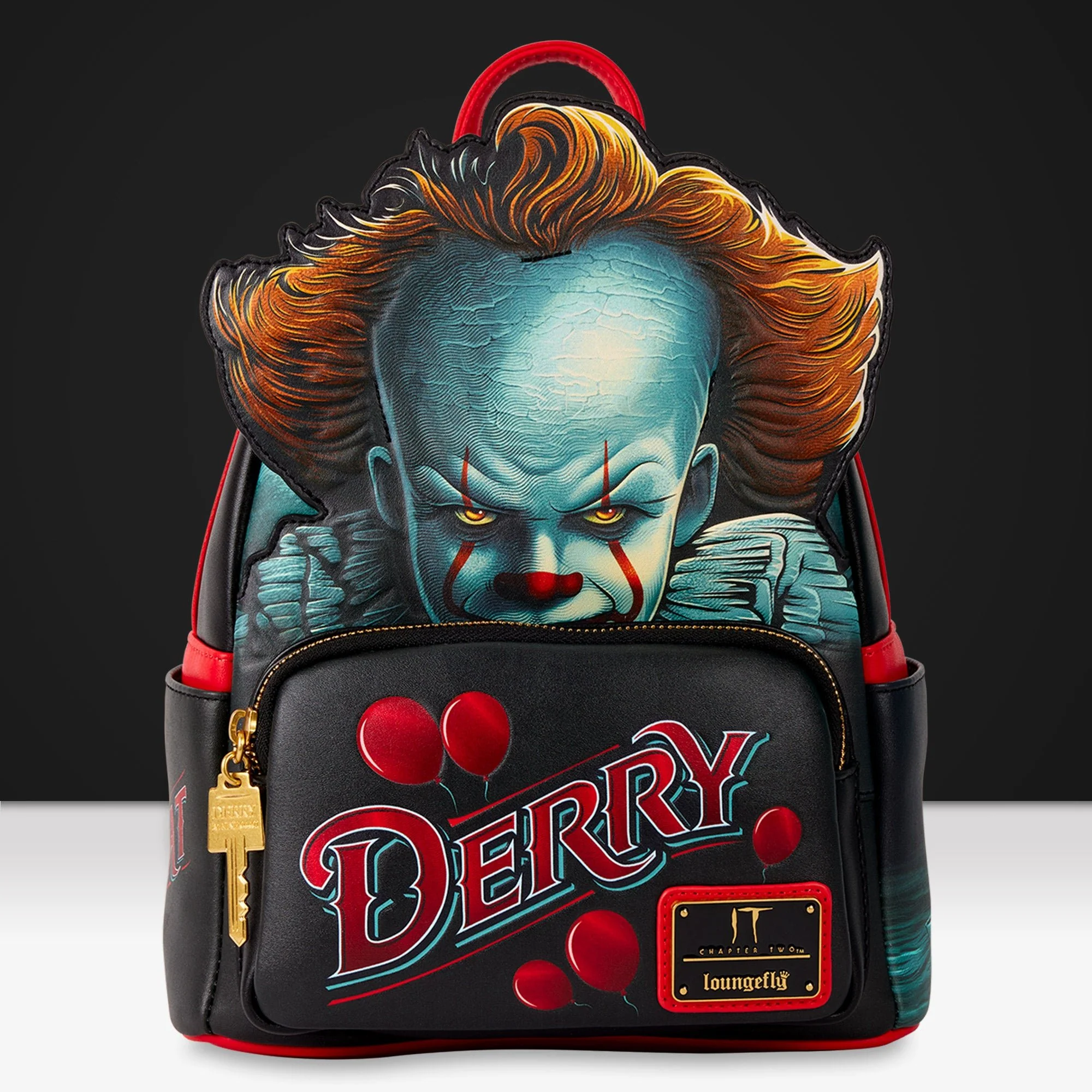 Loungefly x IT Pennywise Derry Sign Light Up Mini Backpack