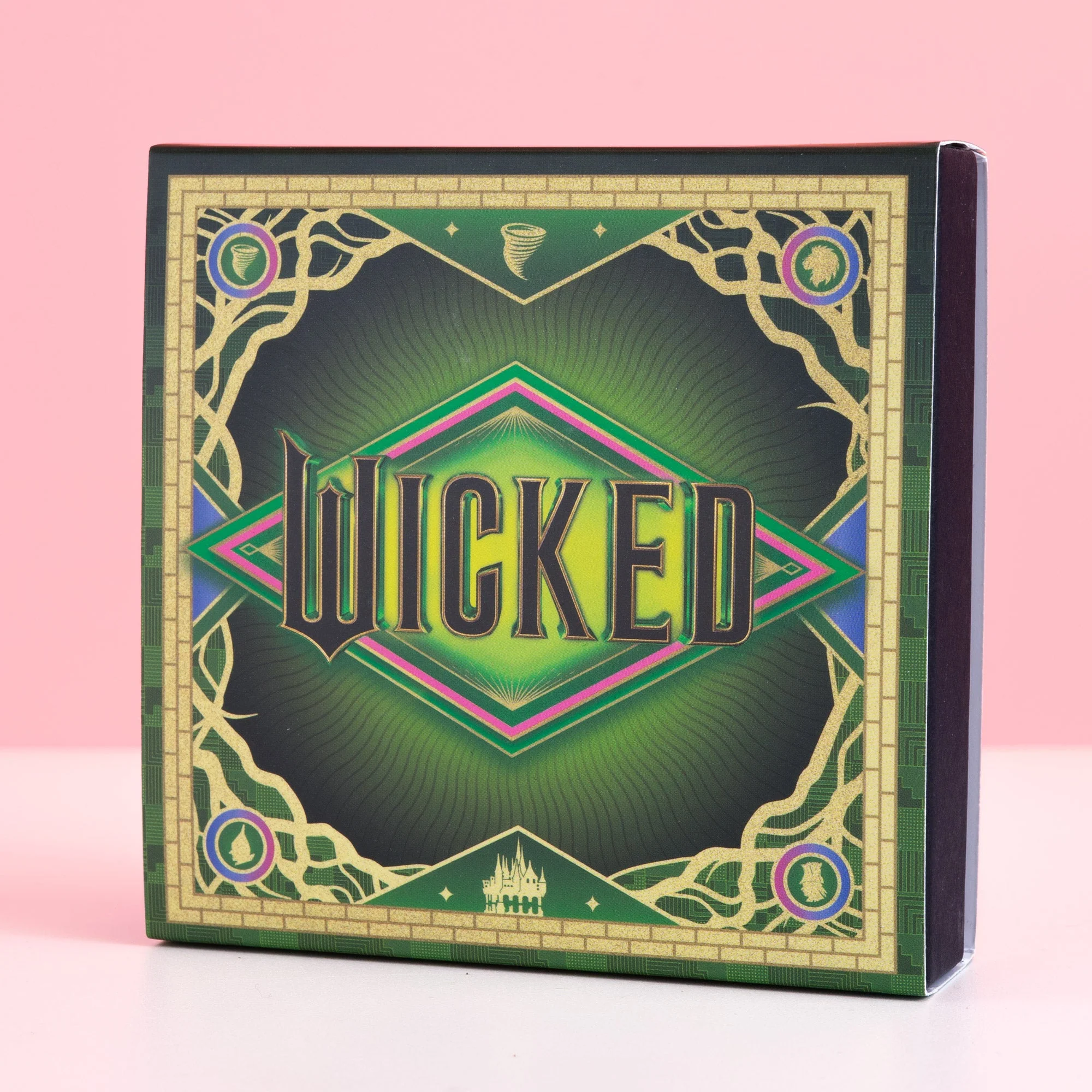 Wicked: For Good Poppy and Yellow Brick Road Gold Plated Sterling Silver Slider Charm - Image 3