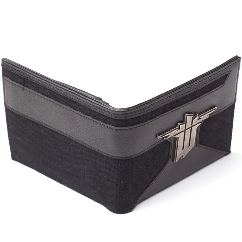 Wolfenstein Bi-Fold Wallet with Metal Badge Logo - Image 3