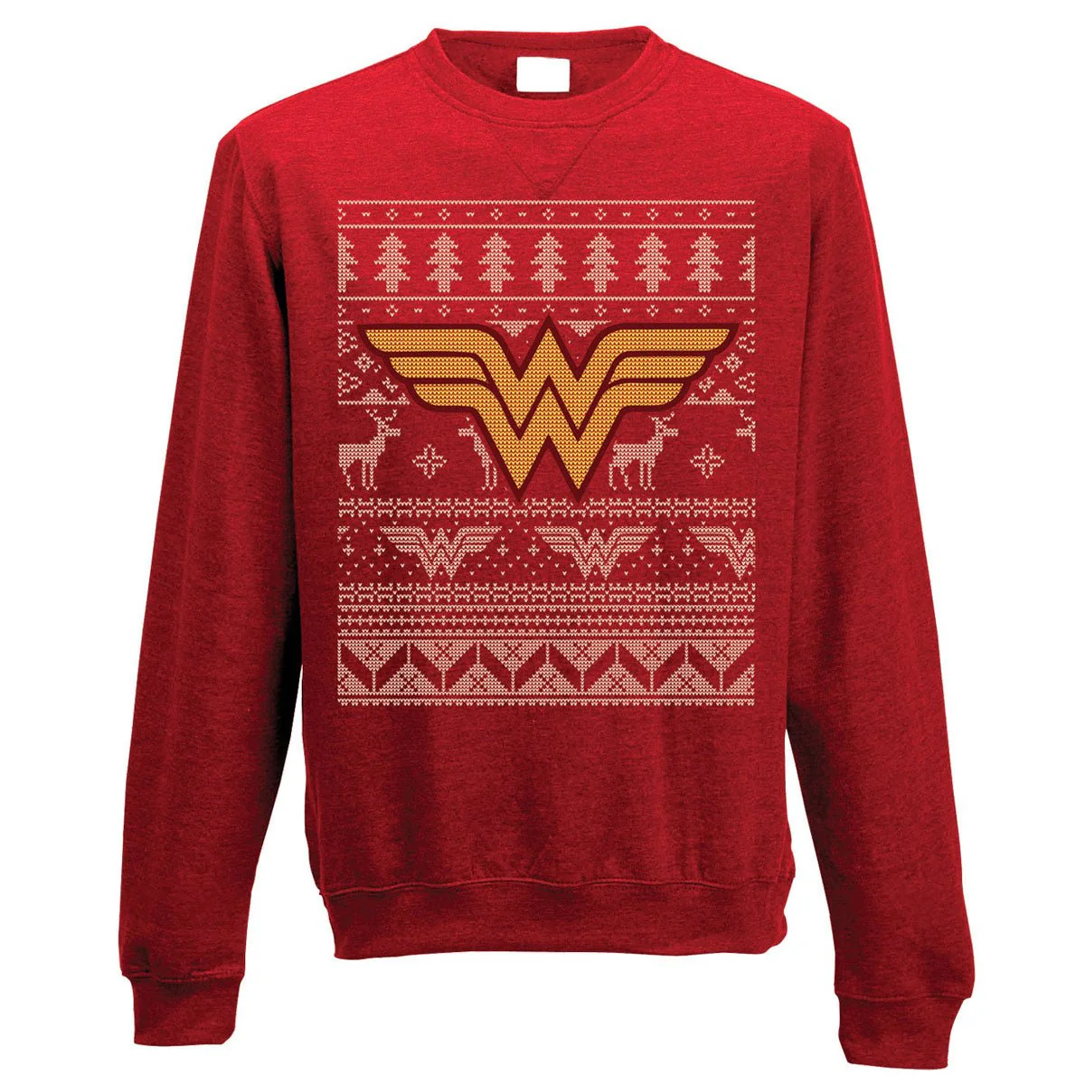 Wonder Woman Fairisle Christmas Jumper-Small